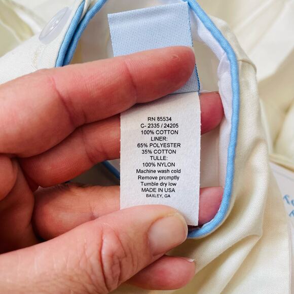 NWT Bailey Boys Size 8 Heritage Blue Floral Empire Dress - Picture 7 of 7